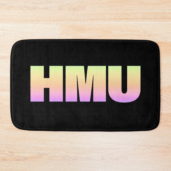 Item preview, HMU - Hit Me Up in Bold Neon Gradient designed and sold by Memes N Lore .