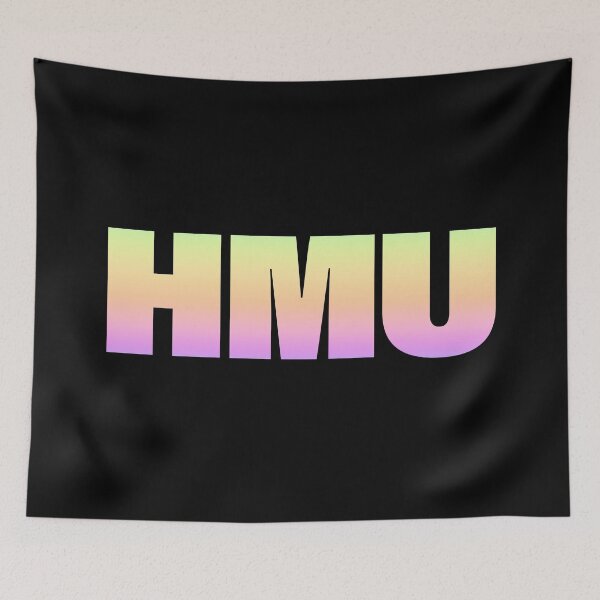Item preview, HMU - Hit Me Up in Bold Neon Gradient designed and sold by Memes N Lore .