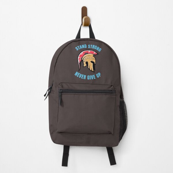 Item preview, Spartan "Stand Strong - Never Give Up" T-Shirt designed and sold by Anroda Designs.