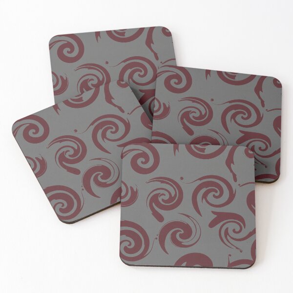 Item preview, Gray and Burgundy Swirl Pattern designed and sold by Owcomm.