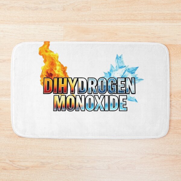 Item preview, Fire and Ice Dihydrogen Monoxide – Bold Elemental Typography Tee designed and sold by ARTReMi.