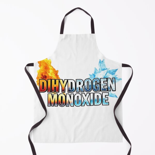 Item preview, Fire and Ice Dihydrogen Monoxide – Bold Elemental Typography Tee designed and sold by ARTReMi.