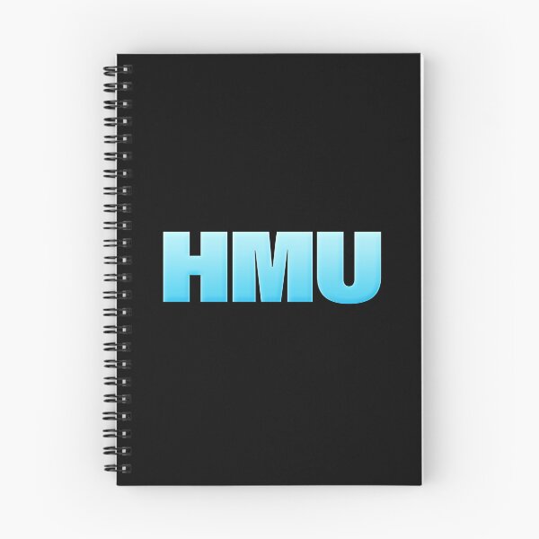 Item preview, HMU - Hit Me Up in Bold Cool Blue designed and sold by Memes N Lore .