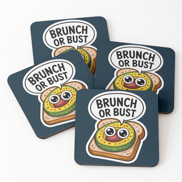 Item preview, Brunch or Bust Avocado Toast T-Shirt - Playful and Cute Food Graphic Tee for Men and Women designed and sold by pnidesign.