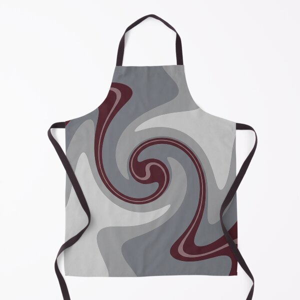 Item preview, Maroon, Silver, and Gray Wavy Swirl designed and sold by Owcomm.