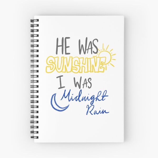 Item preview, Midnight Rain Quote designed and sold by Hannah Eisner.