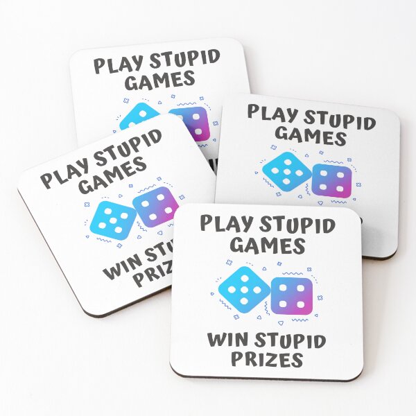 Item preview, Play Stupid Games Win Stupid Prizes – Funny Dice Quote designed and sold by Digital WereWolf .