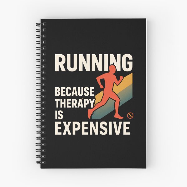 Item preview, Running Because Therapy Is Expensive – Motivational Running Quote designed and sold by Meandmyshop.