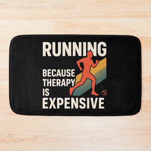 Item preview, Running Because Therapy Is Expensive – Motivational Running Quote designed and sold by Meandmyshop.