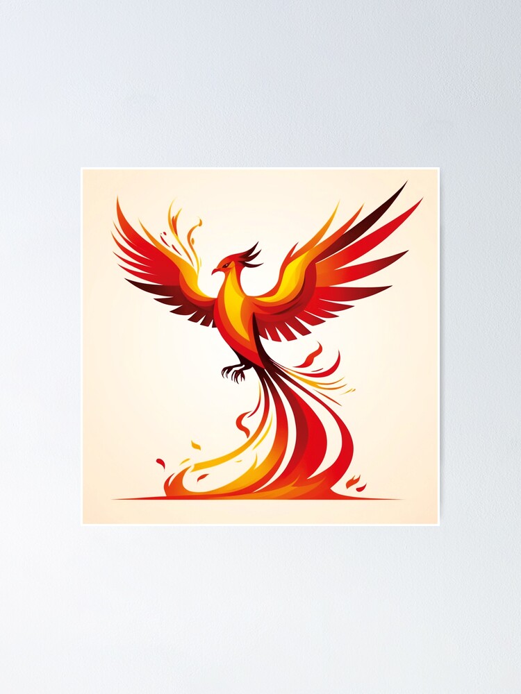 Thumbnail 1 of 3, Poster, Phoenix Bird designed and sold by MiraPixels.