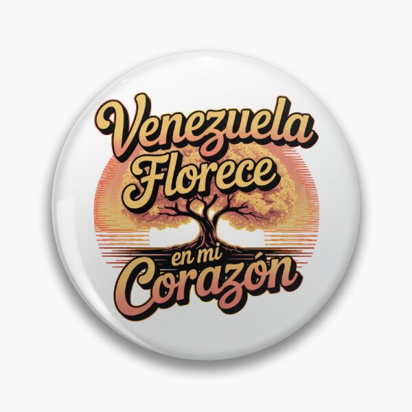 Aperçu de l'œuvre Venezuela Florece en mi Corazon - Araguaney Lovers Venezuelan Roots Forever Pride Art créée et vendue par Nzgiftsandmore.