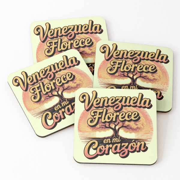 Item preview, Venezuela Florece en mi Corazon - Araguaney Lovers Venezuelan Roots Forever Pride Art designed and sold by Nzgiftsandmore.