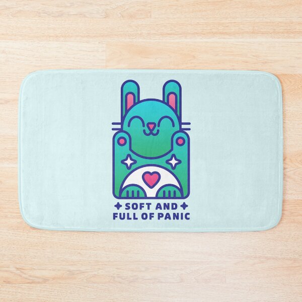 Item preview, Soft and Full of Panic Bunny - Anxiety Aesthetic Design designed and sold by musingtreeart.