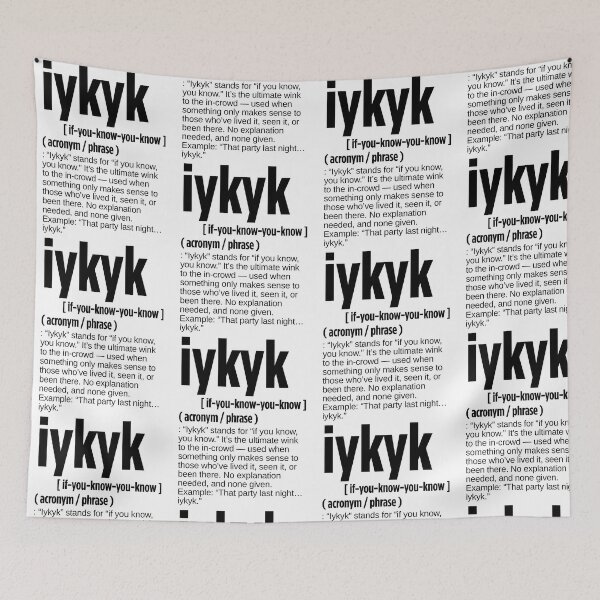 Item preview, iykyk Definition. designed and sold by JustiesDesigns.