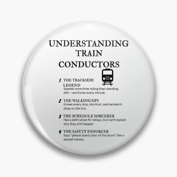 Item preview, Understanding Train Conductors – Funny Life on the Rails Definitions designed and sold by PsyFlow35.