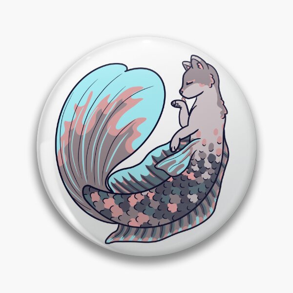 Item preview, mer-kitty (design 2, colours 2/3) designed and sold by MoonduskWolf.