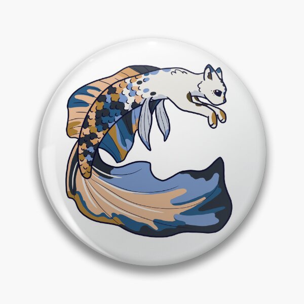 Item preview, mer-kitty (design 1, colours 3/3) designed and sold by MoonduskWolf.