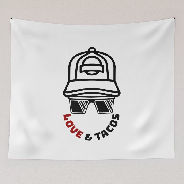Item preview, The face of “Love & Tacos” Mark II Tee  designed and sold by GrindTees.