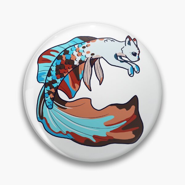 Item preview, mer-kitty (design 1, colours 1/3) designed and sold by MoonduskWolf.