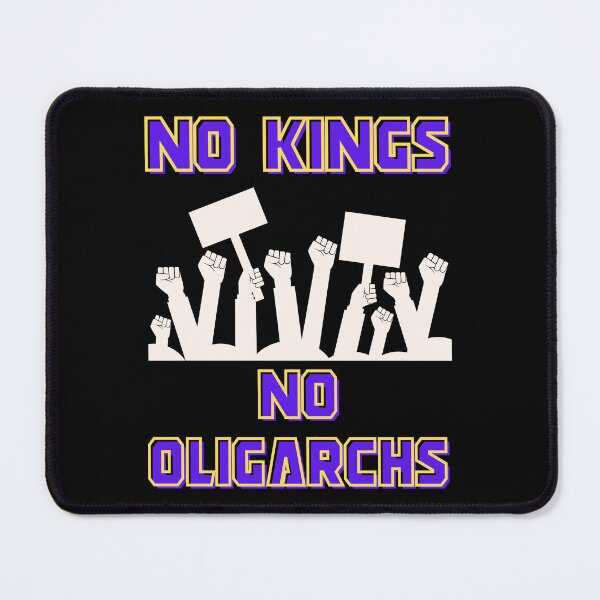 Item preview, no kings no oligarchs designed and sold by TEEJAMBOREE.