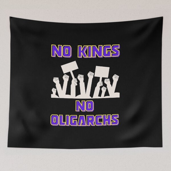 Item preview, no kings no oligarchs designed and sold by TEEJAMBOREE.