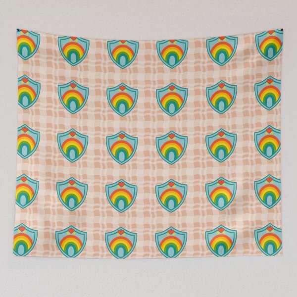 Item preview, Prize Caring Bear Plaid designed and sold by joysqueezed-out.