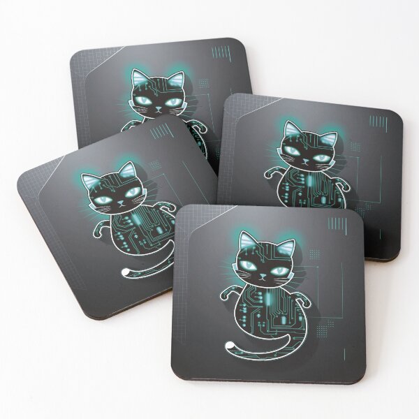 Item preview, Cyber Cat designed and sold by MiraPixels.
