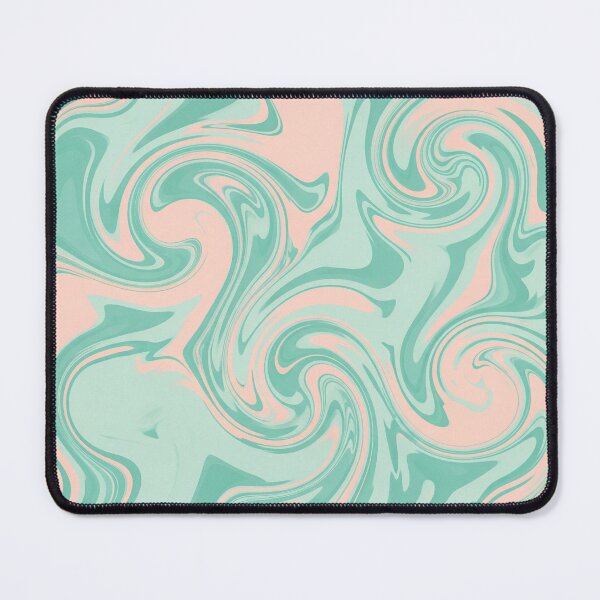 Item preview, Pastel Teal and Pink Marble Swirl designed and sold by Owcomm.