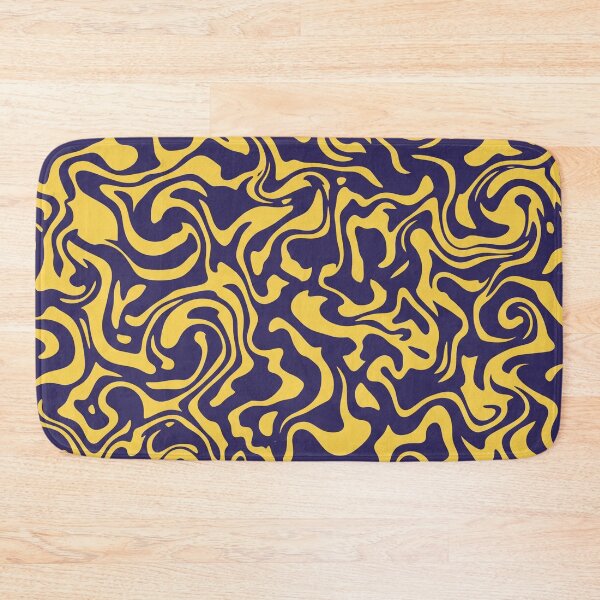 Item preview, Yellow and Indigo Swirl Texture designed and sold by Owcomm.