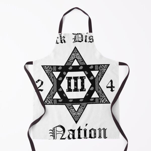 Item preview, Black Disciple Nation Black Paisley designed and sold by ChicagoNations.