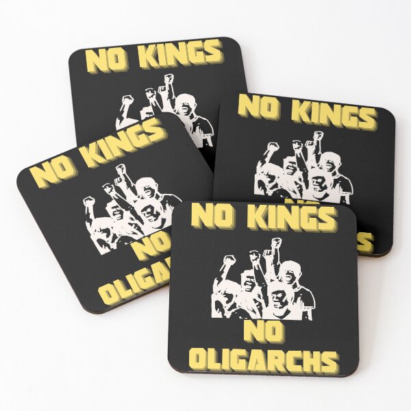 Item preview, no kings no oligarchs designed and sold by TEEJAMBOREE.