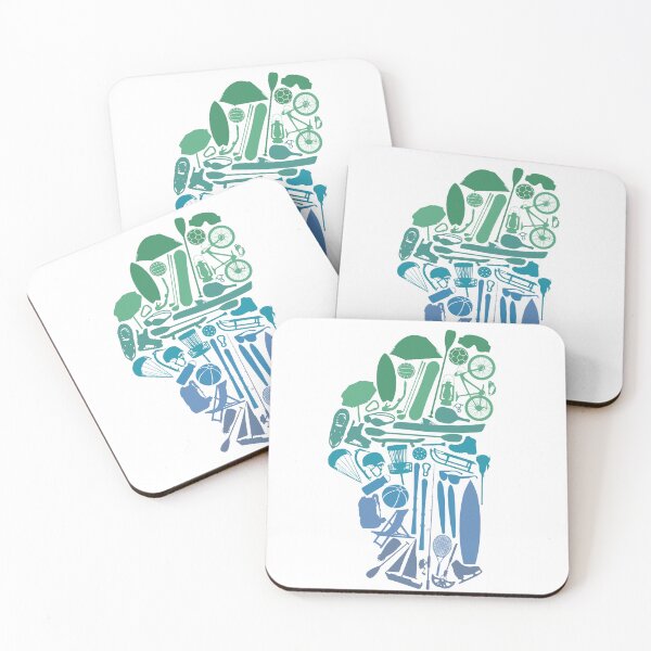 Item preview, Lake Tahoe Sports - Green Blue designed and sold by tahoekerri.