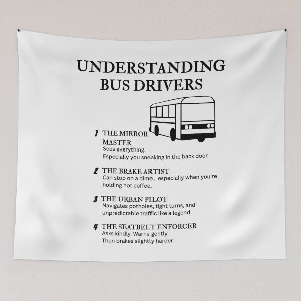 Item preview, Understanding Bus Drivers – Funny Public Transport Life Definitions designed and sold by PsyFlow35.