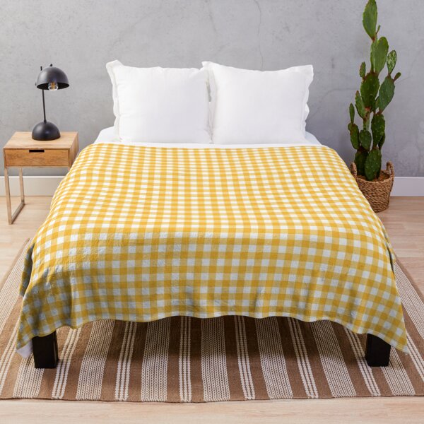 Item preview, Honey Yellow Gingham Pattern designed and sold by Lindsay Marie Patterns.