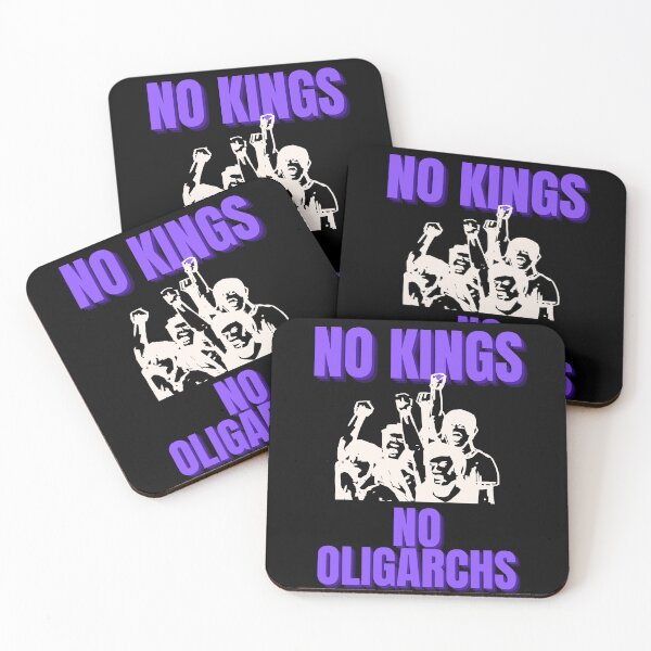 Item preview, no kings no oligarchs designed and sold by TEEJAMBOREE.
