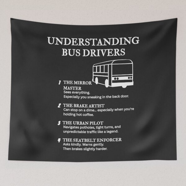 Item preview, Understanding Bus Drivers – Funny Public Transport Life Definitions – Black designed and sold by PsyFlow35.