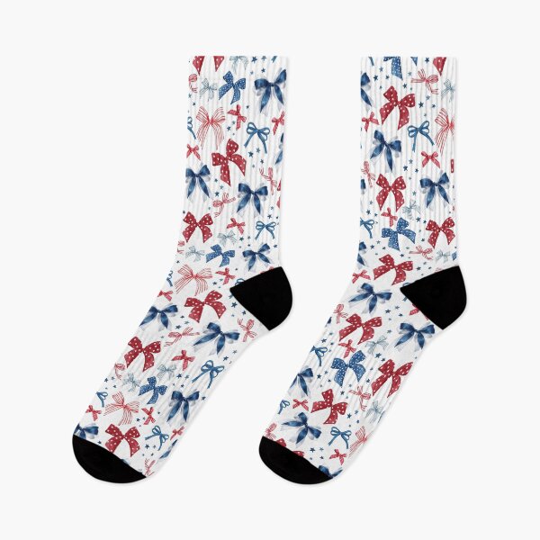 Item preview, Retro American Flag Preppy Coquette Bow Patriotic 4th Of July Pattern designed and sold by ROOFY-HK.