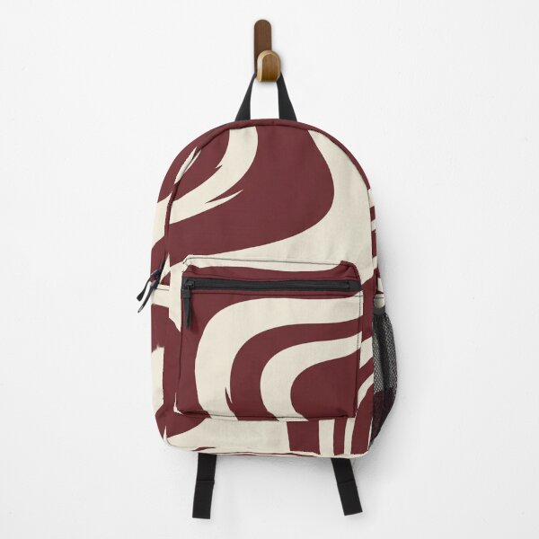 Item preview, Cream and Maroon Liquid Swirl designed and sold by Owcomm.