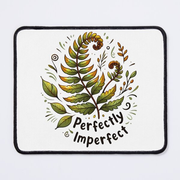 Item preview, Perfectly Imperfect | Botanical Fern Self-Love Digital Art 2025 designed and sold by AnnDesignStudio.