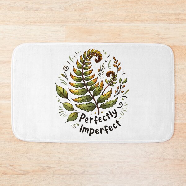 Item preview, Perfectly Imperfect | Botanical Fern Self-Love Digital Art 2025 designed and sold by AnnDesignStudio.