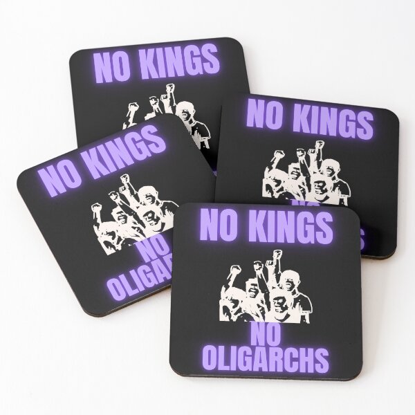 Item preview, no kings no oligarchs designed and sold by TEEJAMBOREE.