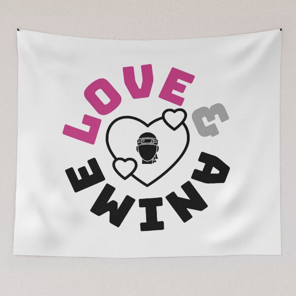Item preview, The Mark II “Love & Anime” logo shirt designed and sold by GrindTees.