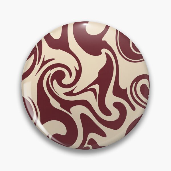 Item preview, Cream and Maroon Swirl Pattern designed and sold by Owcomm.