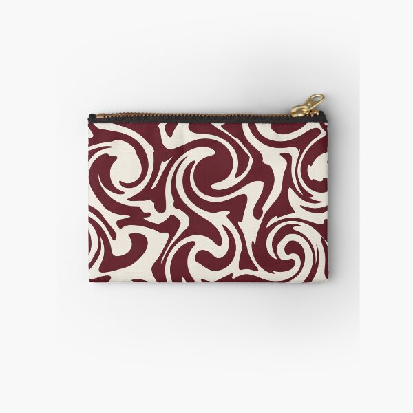 Item preview, Cream and Maroon Swirl Pattern designed and sold by Owcomm.