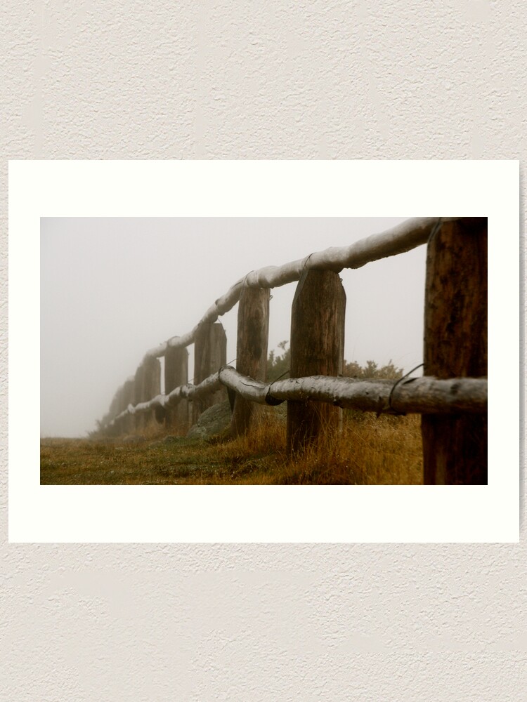 Alternate view of Fencing Away Art Print