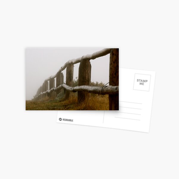 Fencing Away Postcard
