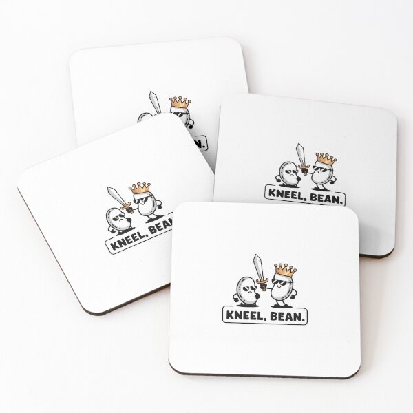 Item preview,  Kneel, Bean – Funny Minimalist Bean Meme designed and sold by Sapocheart.
