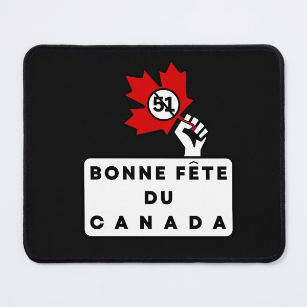 Item preview, BONNE FETE du CANADA NON 51éme (style 2) designed and sold by fetch-it-studio.