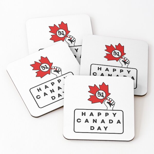Item preview, HAPPY CANADA DAY NO 51st STATE (version 2) designed and sold by fetch-it-studio.
