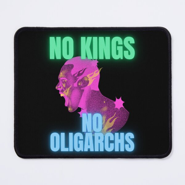 Item preview, no kings no oligarchs designed and sold by TEEJAMBOREE.